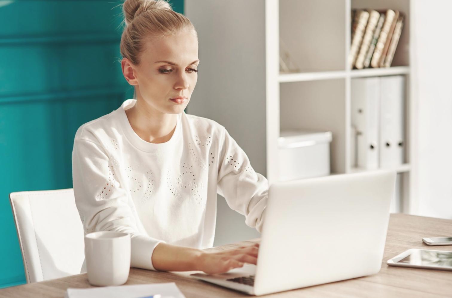 Professional workspace with financial planning tools and calculators